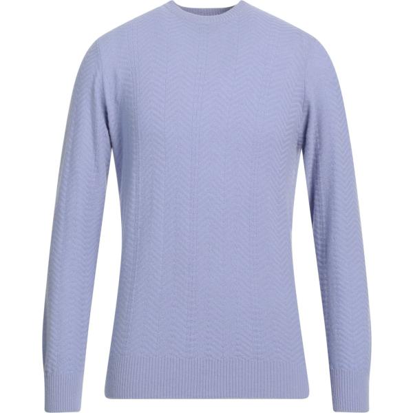 pullovers Rossopuro viola tinta unita