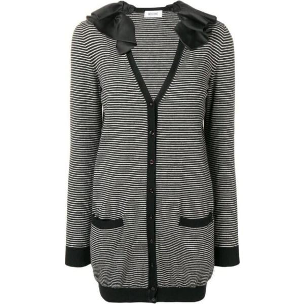cardigans Moschino grigio a righe