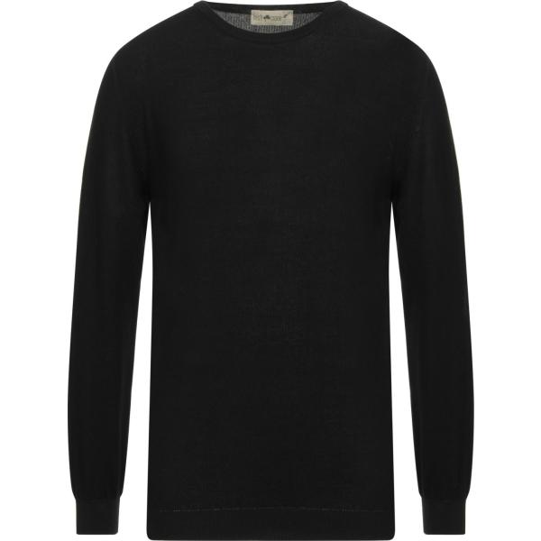 pullovers Irish Crone nero tinta unita