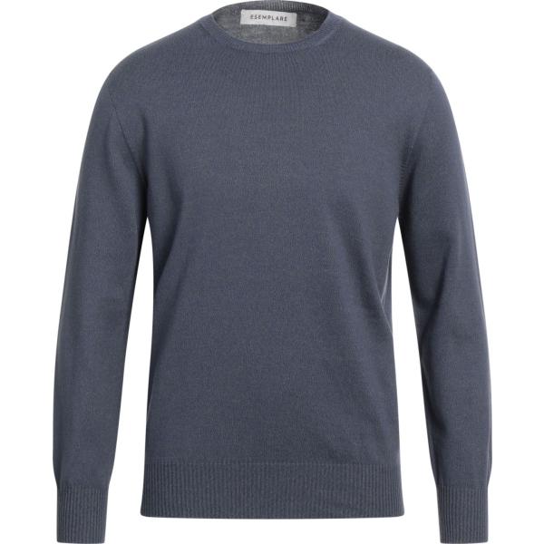 pullovers Esemplare blu tinta unita