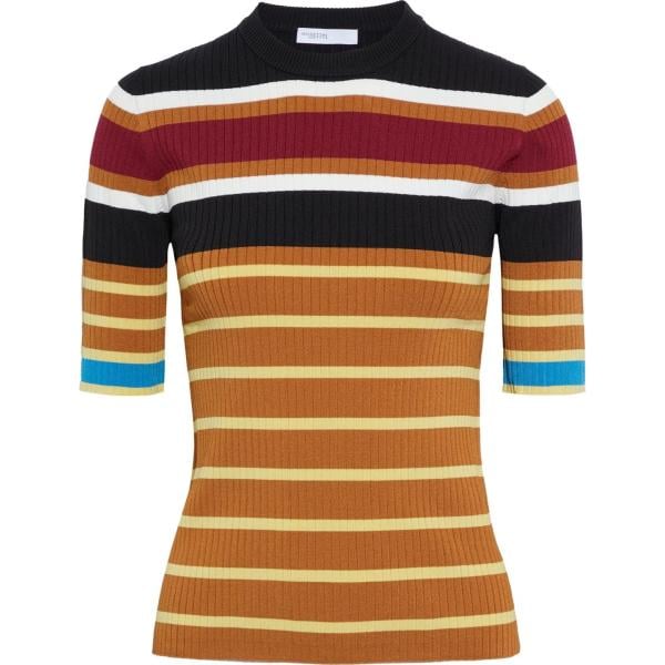 pullovers Rosetta Getty marrone a righe