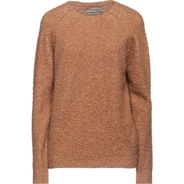 pullovers Original Vintage Style marrone tinta unita