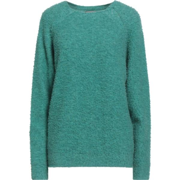 pullovers Original Vintage Style verde tinta unita