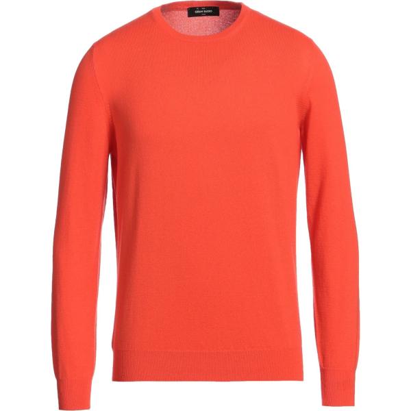 pullovers Gran Sasso rosso tinta unita