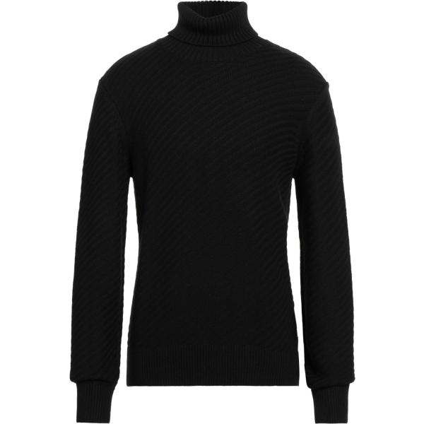 maglieria Armani Exchange nero tinta unita