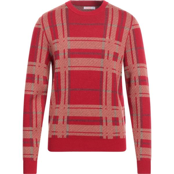 pullovers Sun 68 rosso scozzese