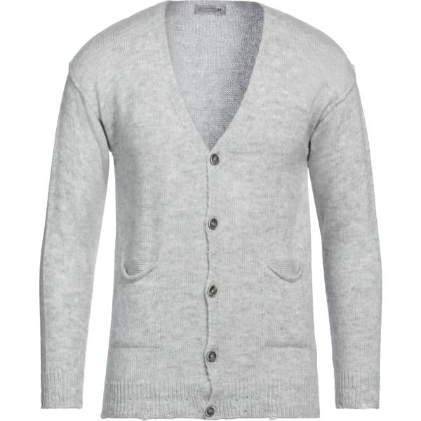 cardigans Daniele Alessandrini Homme grigio tinta unita
