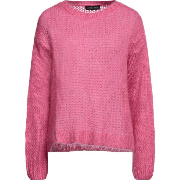 pullovers Vanessa Scott rosa tinta unita
