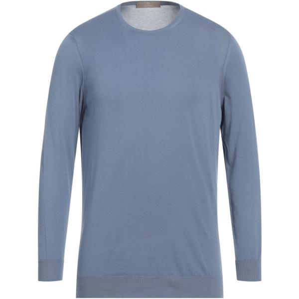 pullovers Cruciani blu tinta unita