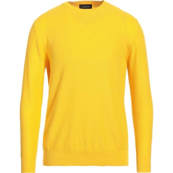 pullovers Drumohr giallo tinta unita