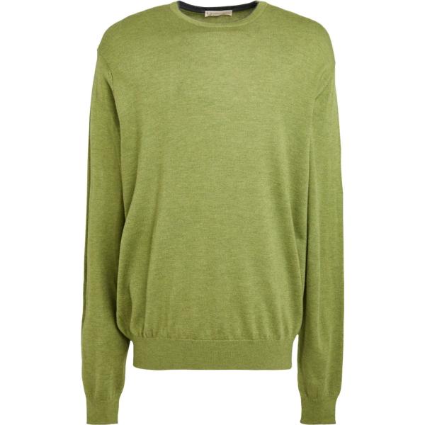 pullovers Cashmere Company verde tinta unita