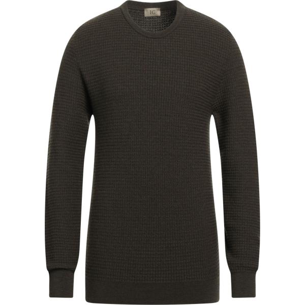 pullovers Irish Crone verde tinta unita