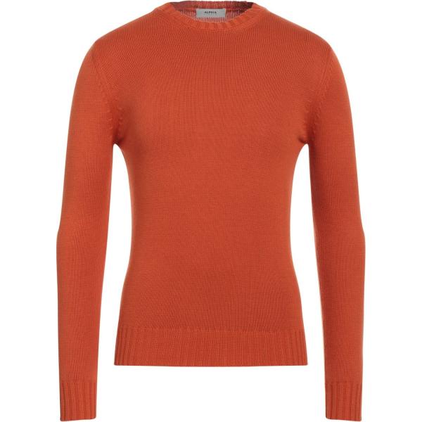 pullovers Alpha Studio arancione tinta unita