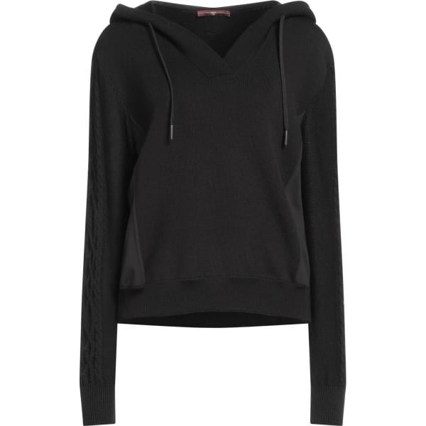 pullovers High nero tinta unita
