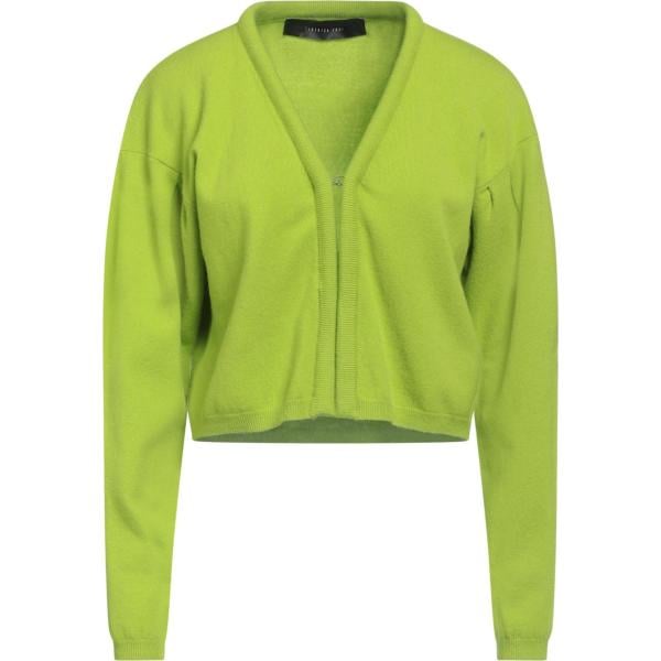 cardigans Federica Tosi verde tinta unita
