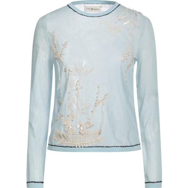 pullovers Tory Burch grigio tinta unita
