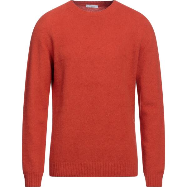 pullovers Boglioli arancione tinta unita