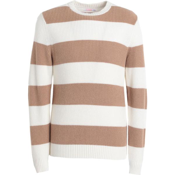 pullovers Sun 68 marrone a righe