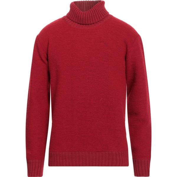 maglieria Neill Katter rosso tinta unita