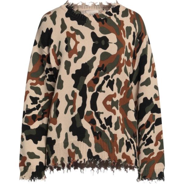pullovers Semicouture marrone military