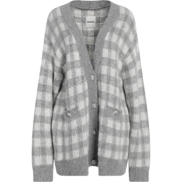 cardigans Sandro grigio a quadri