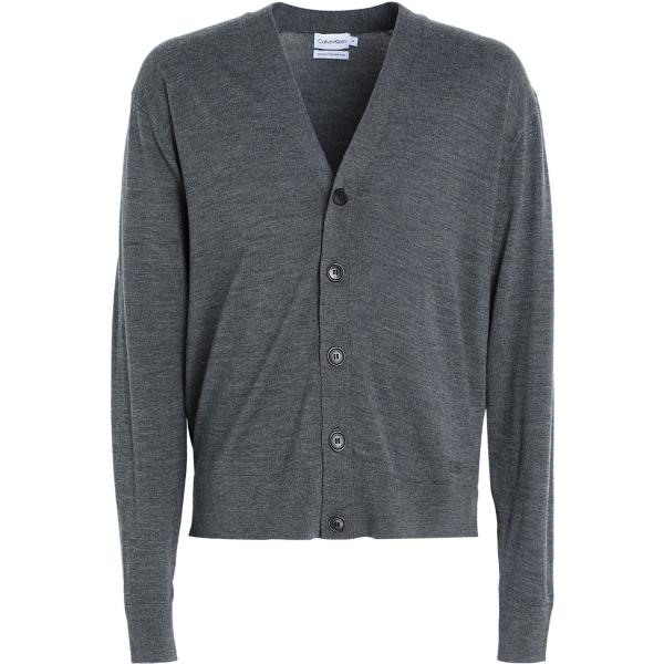 cardigans Calvin Klein grigio tinta unita
