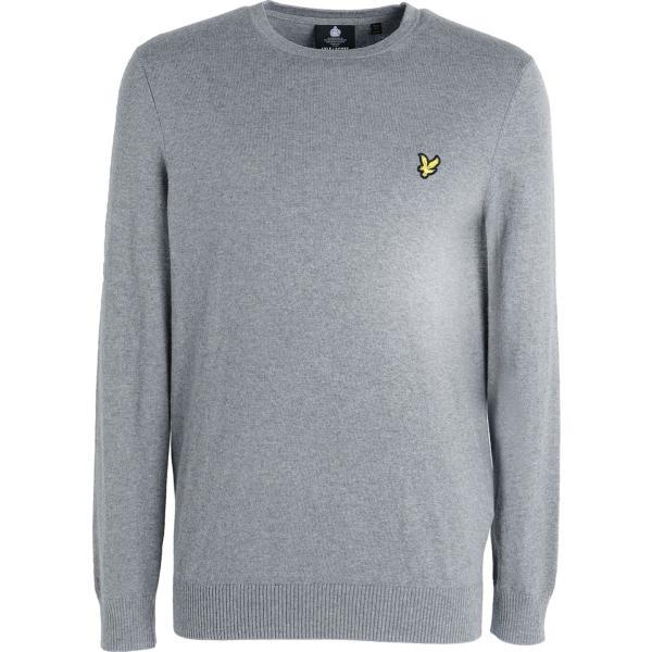 pullovers Lyle & Scott grigio tinta unita