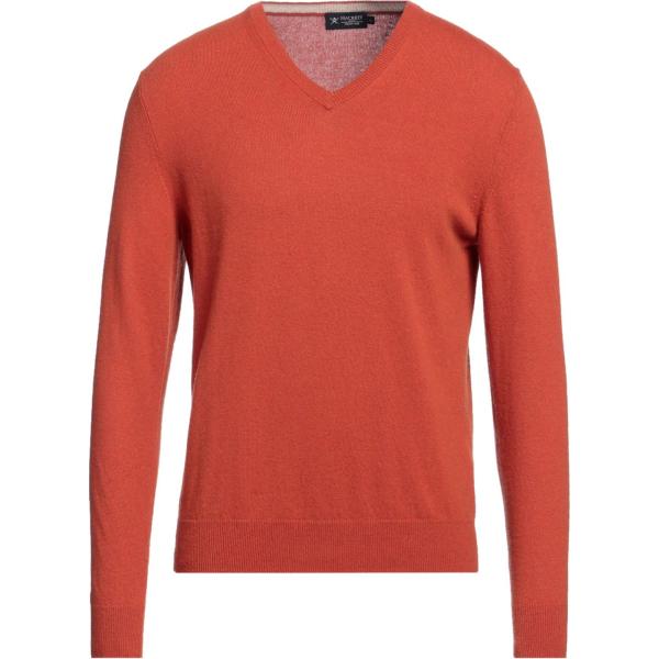 pullovers Hackett arancione tinta unita