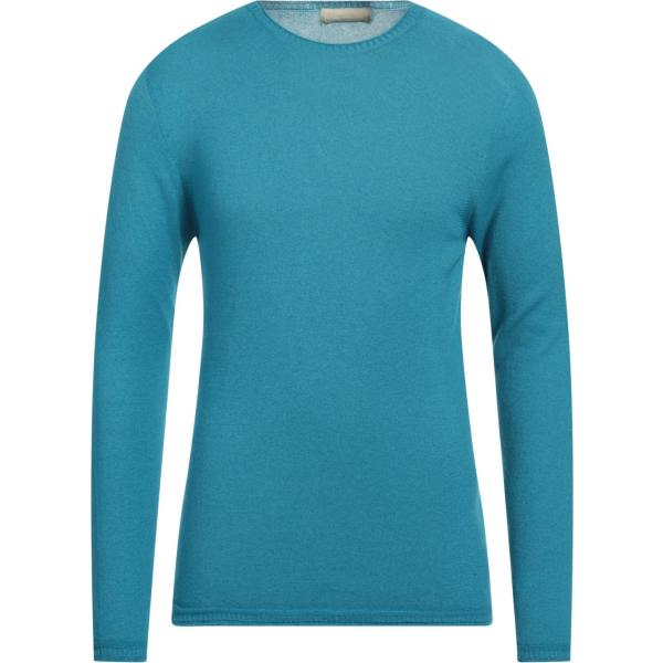 pullovers 120% Lino verde tinta unita