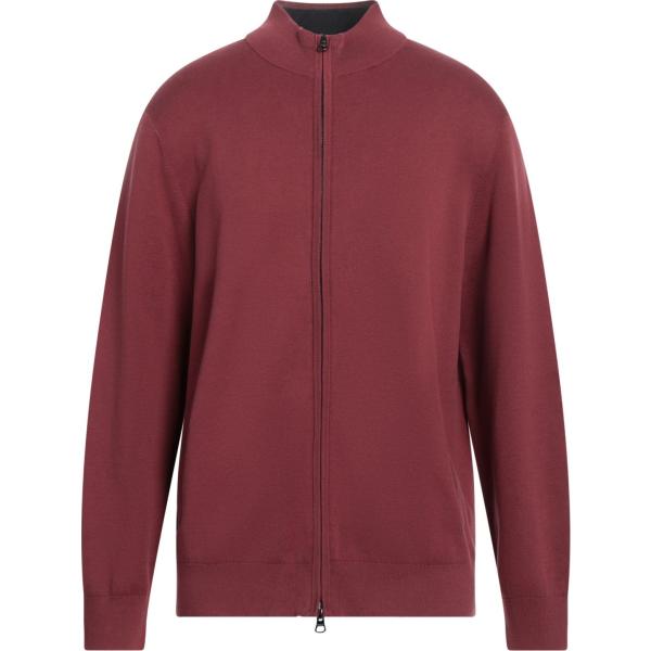 cardigans Hackett rosso tinta unita