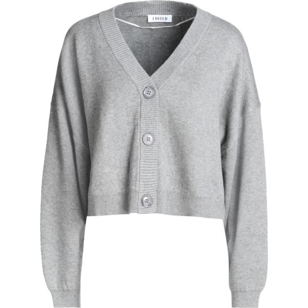 cardigans Edited grigio tinta unita