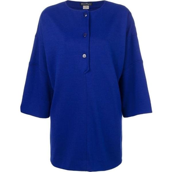 pullovers Ferragamo blu