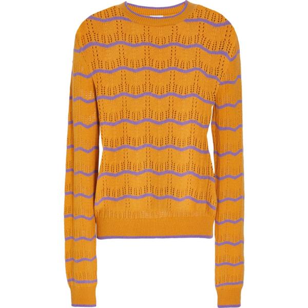 pullovers 8 by YOOX arancione a righe