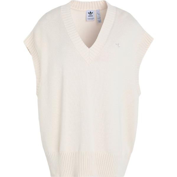 pullovers Adidas Originals bianco tinta unita