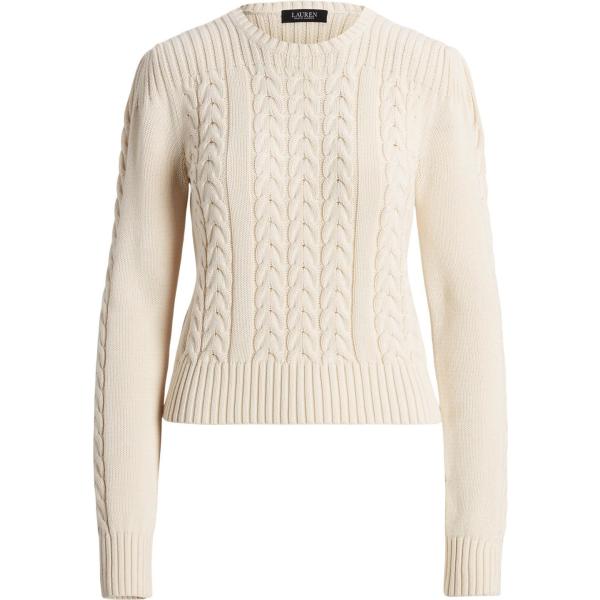 pullovers Lauren Ralph Lauren bianco tinta unita