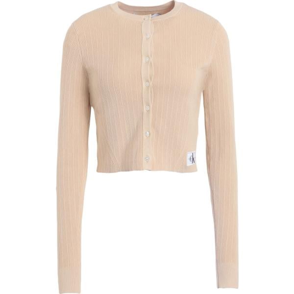 cardigans Calvin Klein Jeans bianco tinta unita