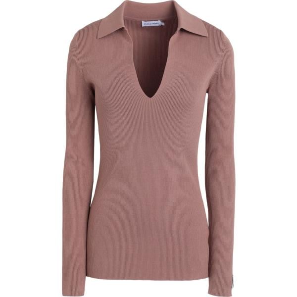 pullovers Calvin Klein viola tinta unita