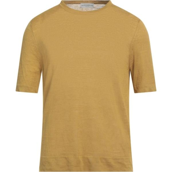 t-shirt Ballantyne giallo tinta unita