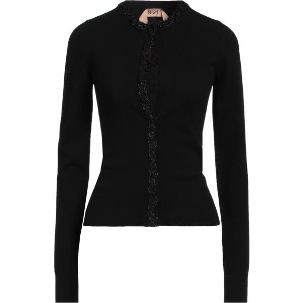 cardigans N°21 nero tinta unita