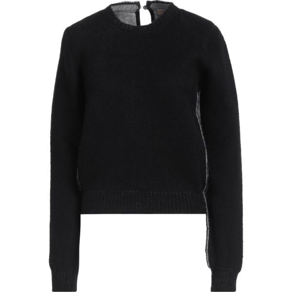 pullovers N°21 nero tinta unita