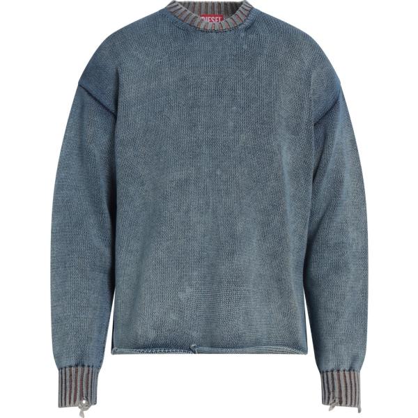 pullovers Diesel blu tinta unita