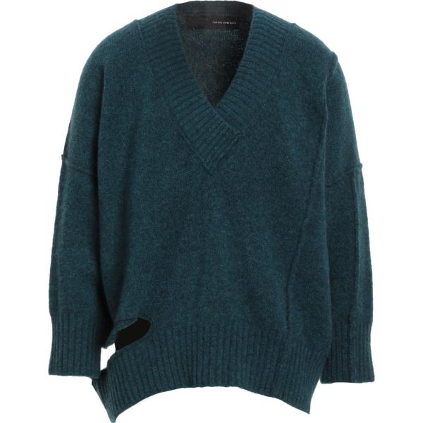 pullovers Isabel Benenato verde tinta unita