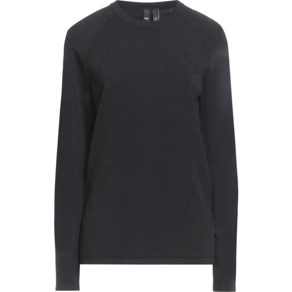 pullovers Y-3 nero tinta unita