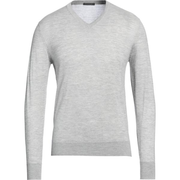pullovers Thomas Reed grigio tinta unita