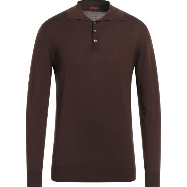 pullovers Barena marrone tinta unita