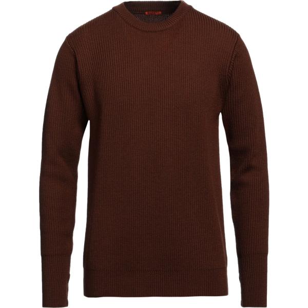 pullovers Barena marrone tinta unita