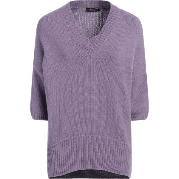 pullovers Aragona viola tinta unita