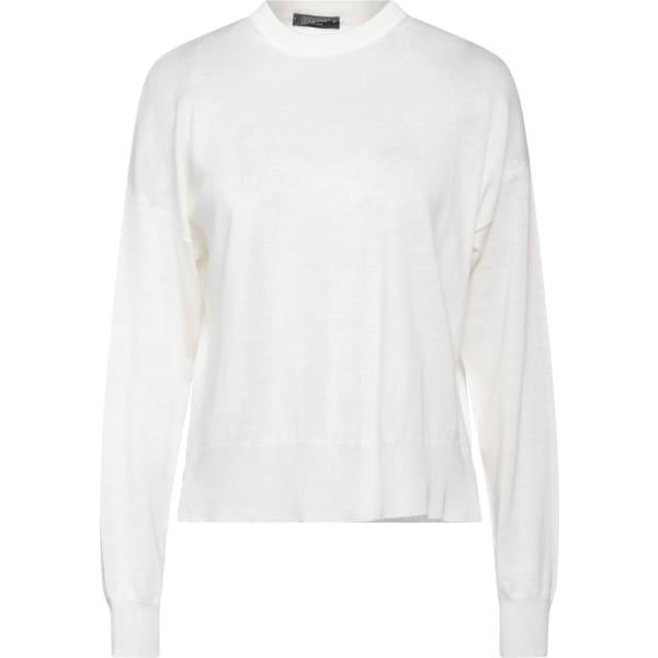 pullovers Aragona bianco tinta unita