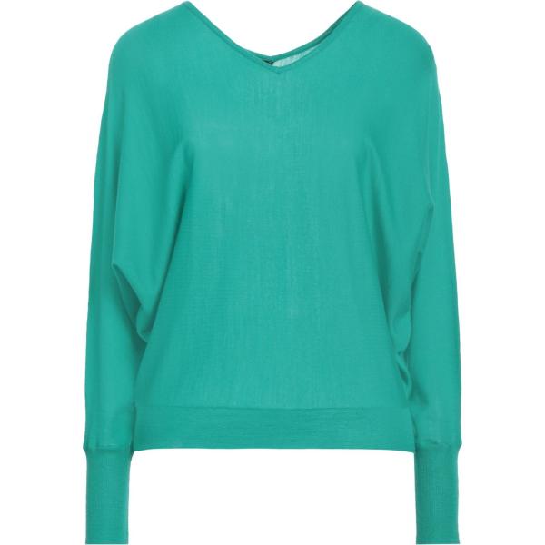 pullovers Aragona verde tinta unita