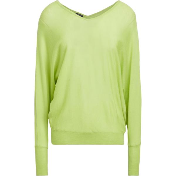 pullovers Aragona verde tinta unita
